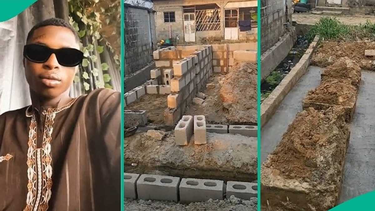 Nigerian Man Excited After Seeing Progress of Building Project, Video Goes Viral on TikTok