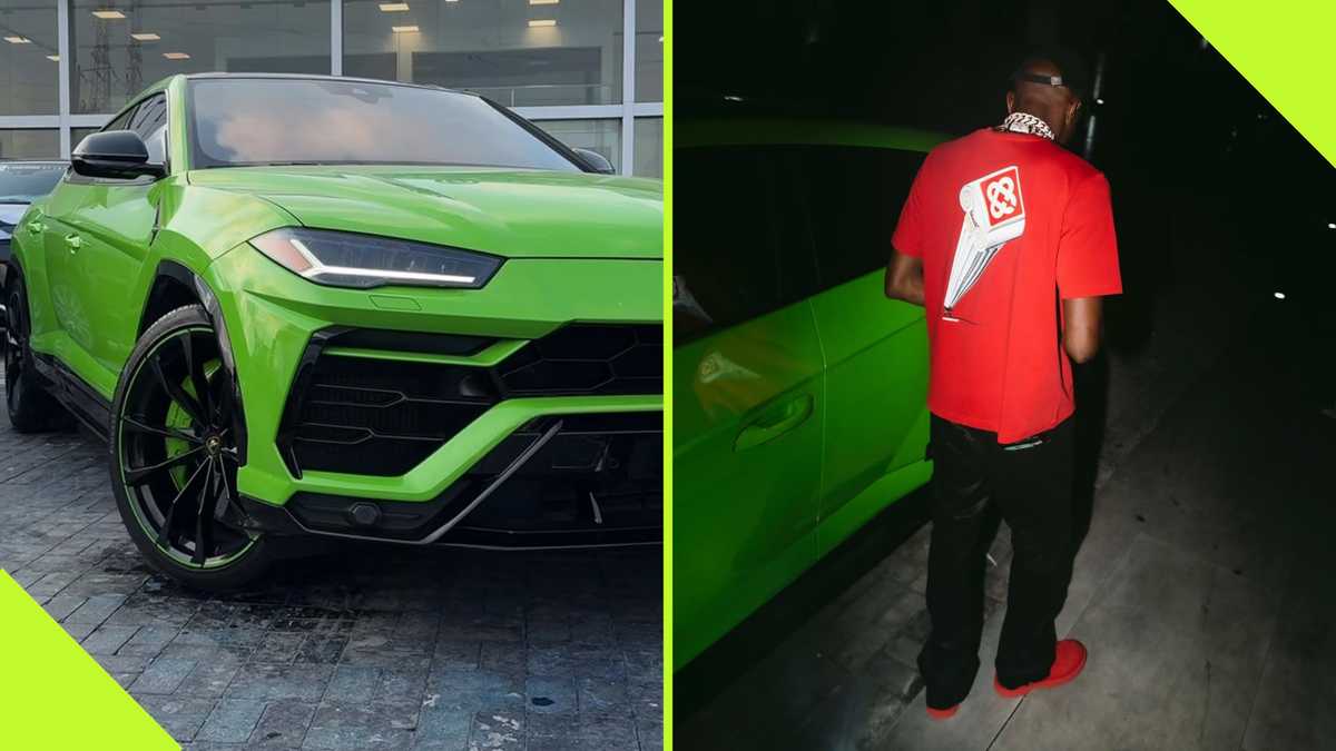 Obafemi Martins Prays on Victor Osimhen’s Newly Acquired Lamborghini Urus