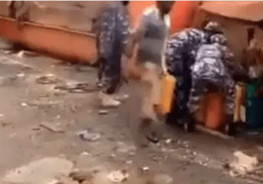 Police reacts to viral video of its ‘officers’ scooping fuel from crashed tanker