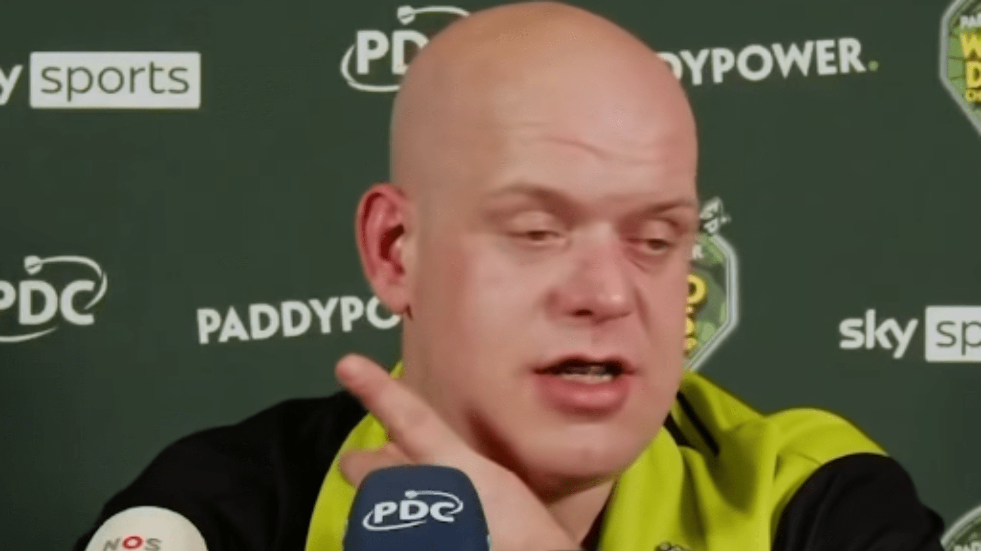 Scots darts hero called out in stinging Michael van Gerwen live TV rant as he says 'each year he's allowed to talk c***'