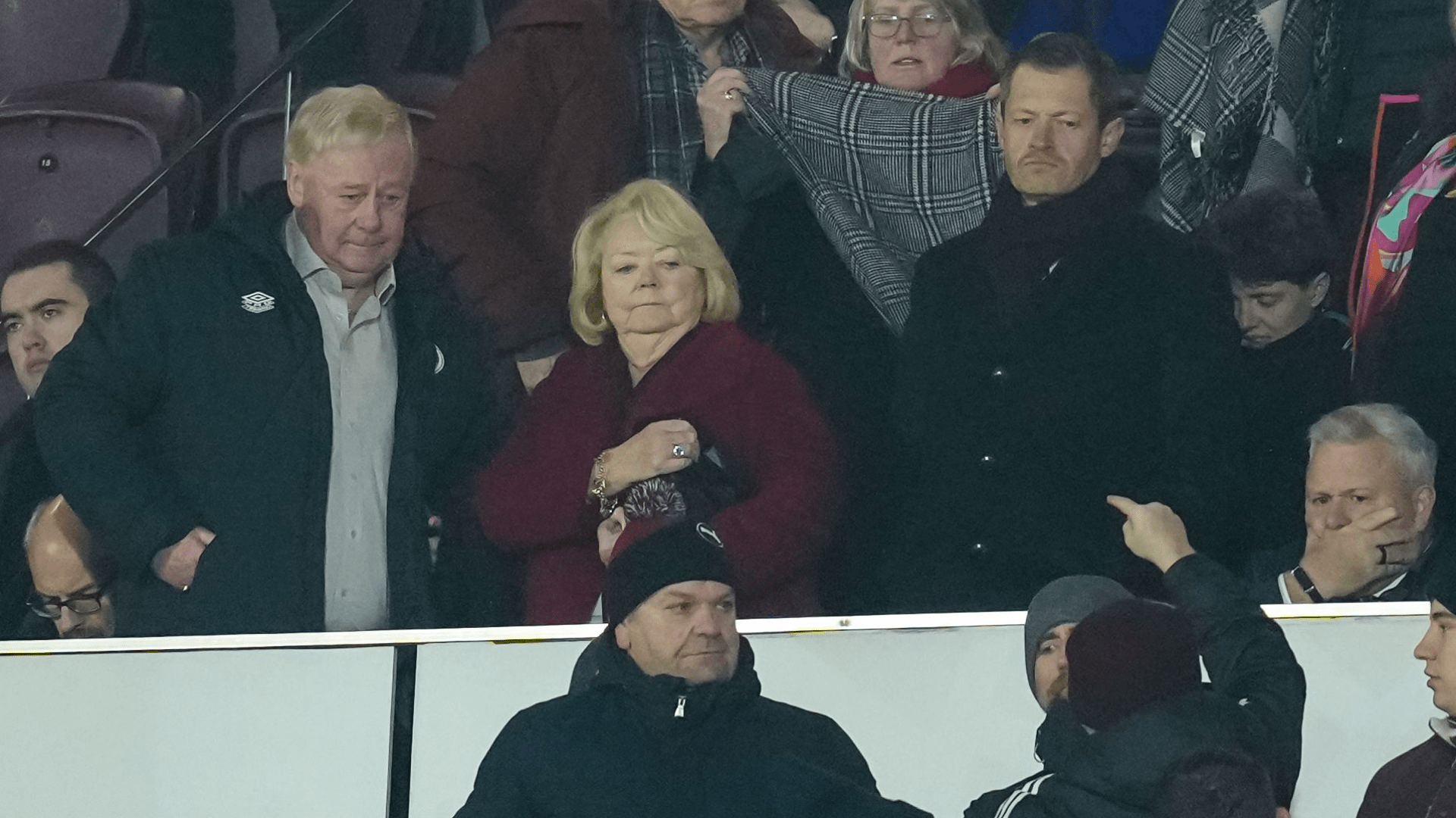 Shock moment furious Hearts fan confronts Ann Budge and club's board as Shankland admits 'it got hostile out there'