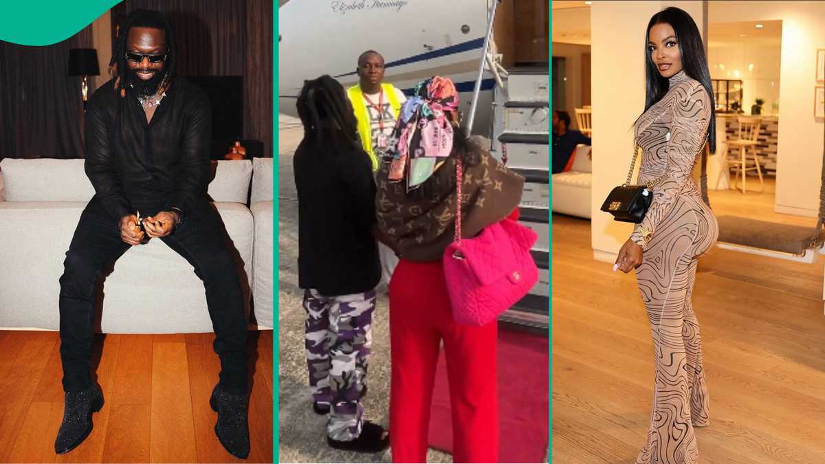 Timaya and Basketball Wives' Star Brooke Bailey Seen Boarding PJ Together Again: "She go Dump You"