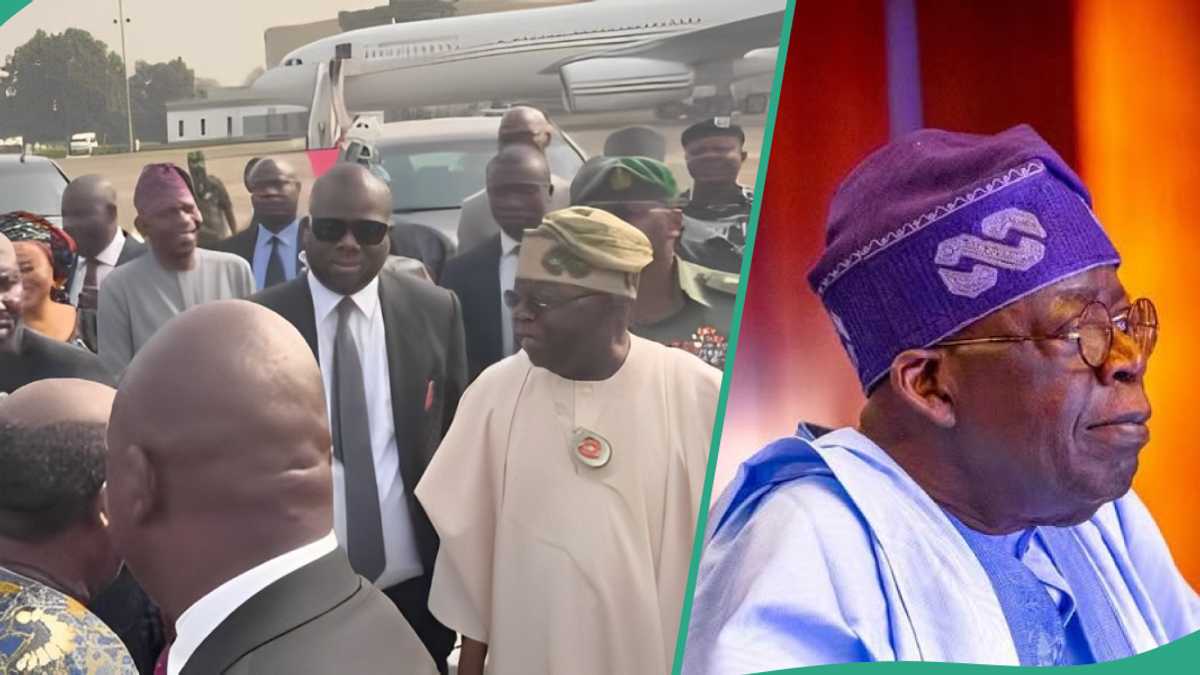 Tinubu Invites His Longtime Friend Papa Ajasco After Sighting Him at Lagos Airport: Video