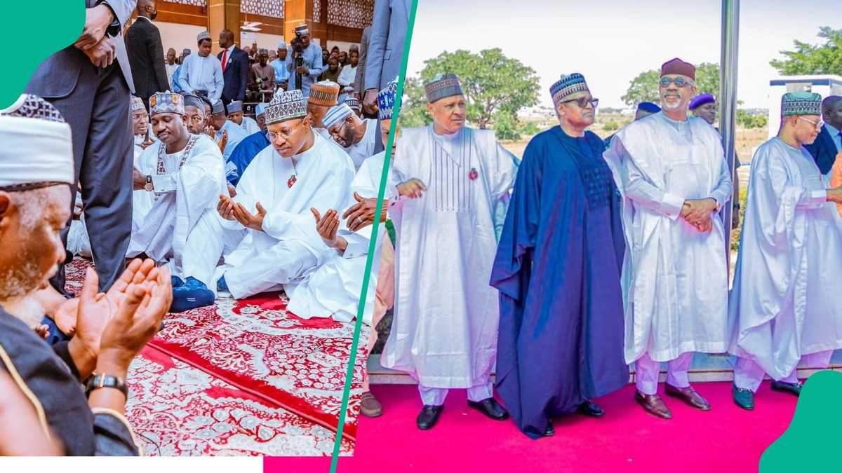 Tinubu Sun Tafi Bikin Gidan Barau, Shettima da Dangote Sun Halarci Auren Bagudu