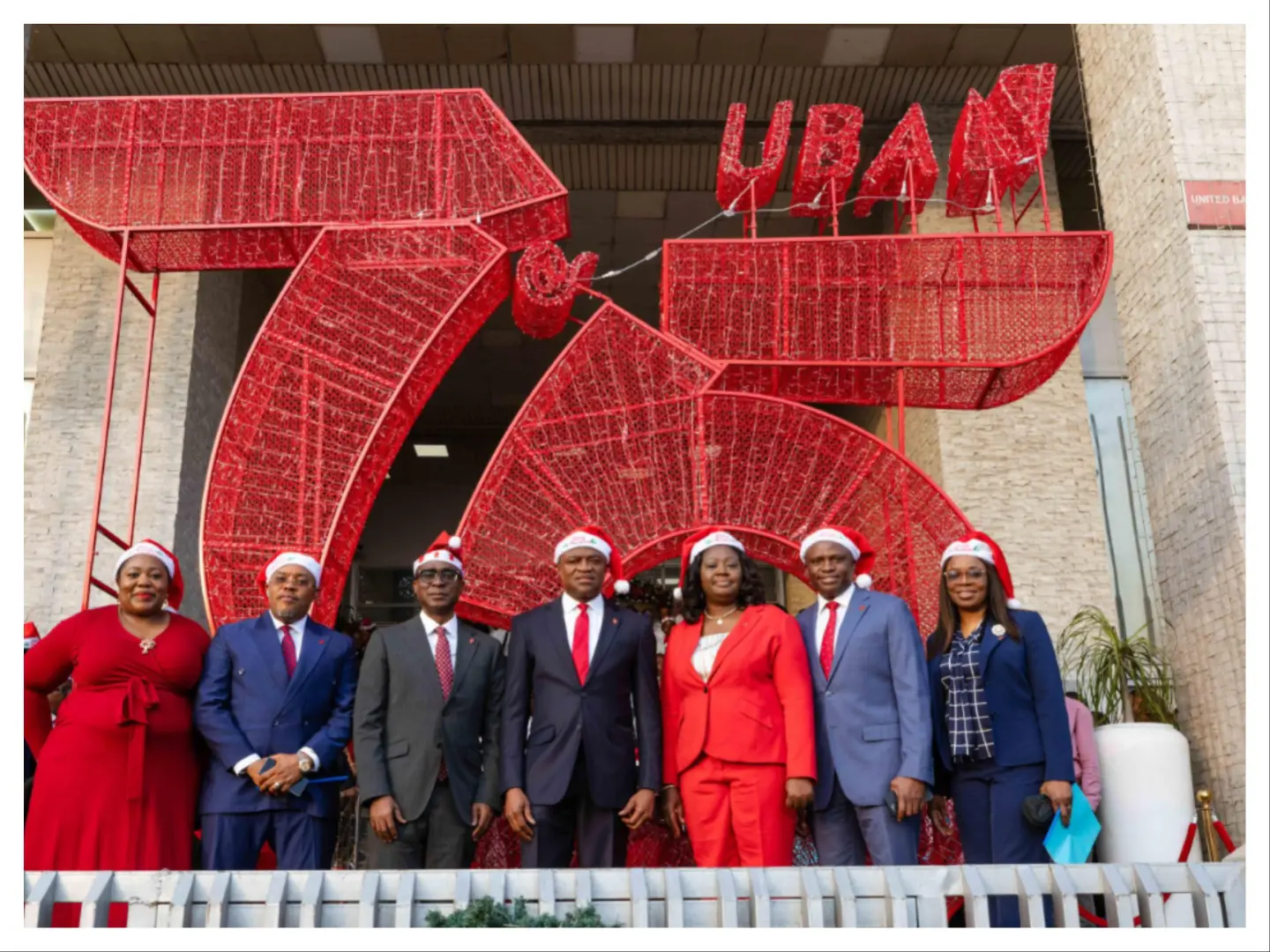 UBA heralds festive season, lights up Lagos Marina Garden