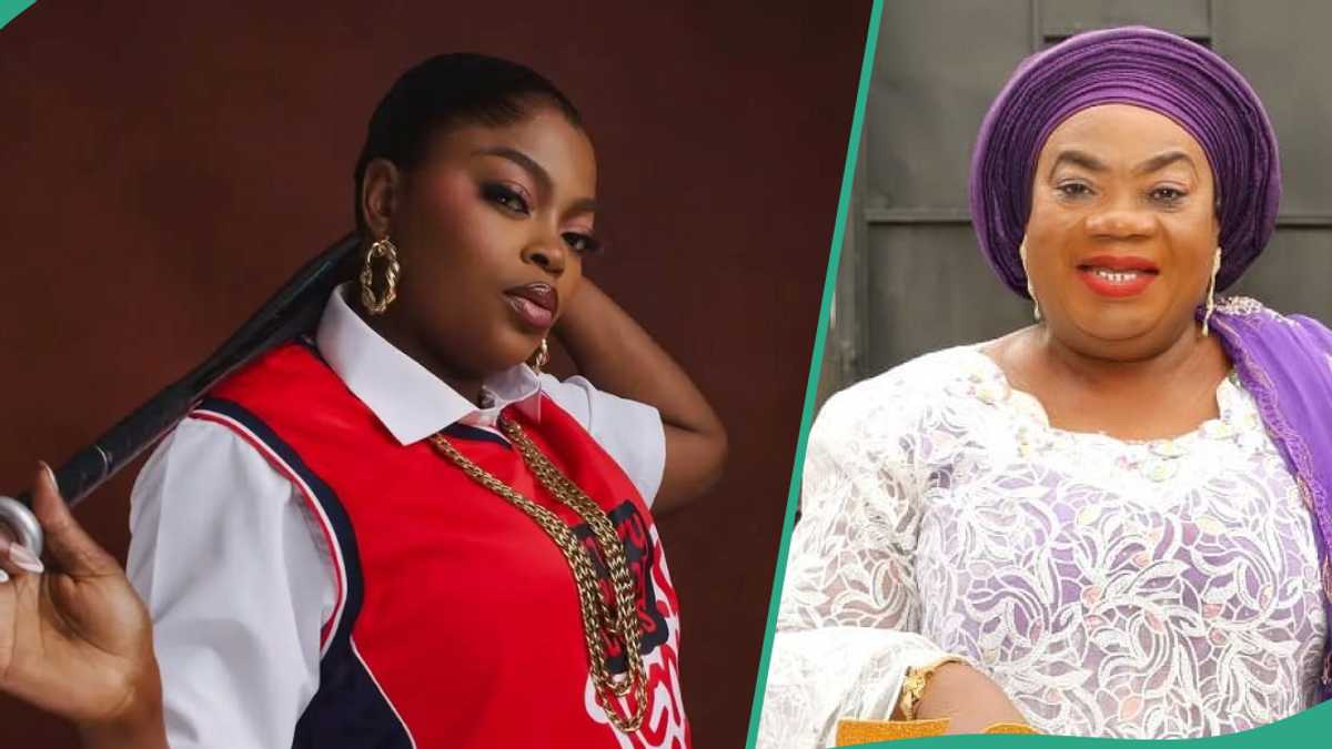 Video as Funke Akindele Shares Heartfelt Wish After Seeing Mama Awero, Fans Hail: "Vibes Upon Vibes"