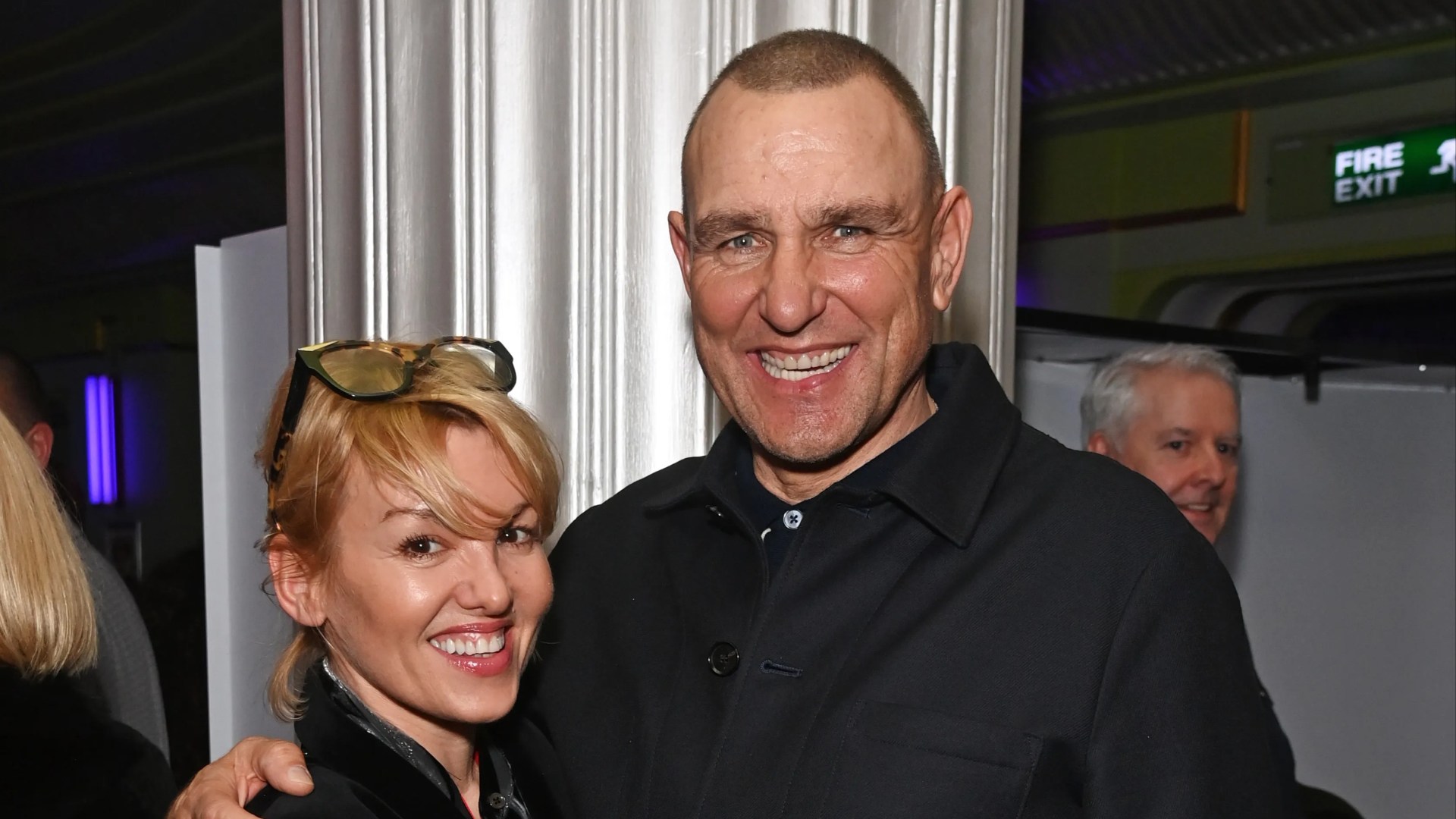 Vinnie Jones makes first appearance with new love five years after wife’s death