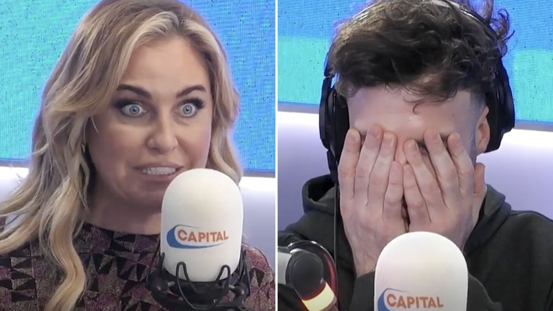 Watch the shock moment fuming Josie Gibson storms out of radio interview - leaving Jordan North ‘having a panic attack’