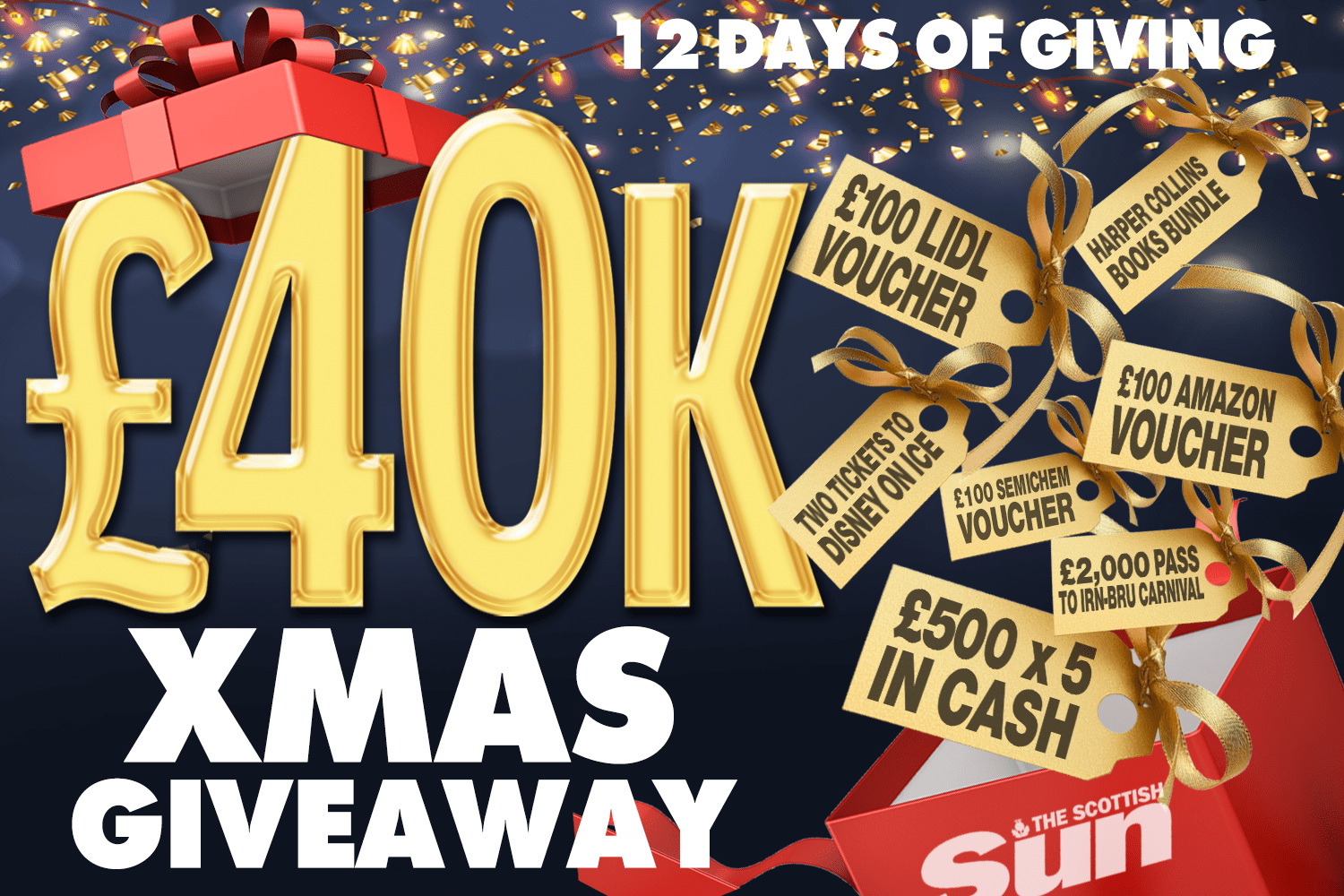 We have £5k of prizes to give away on the final day of our festive competition