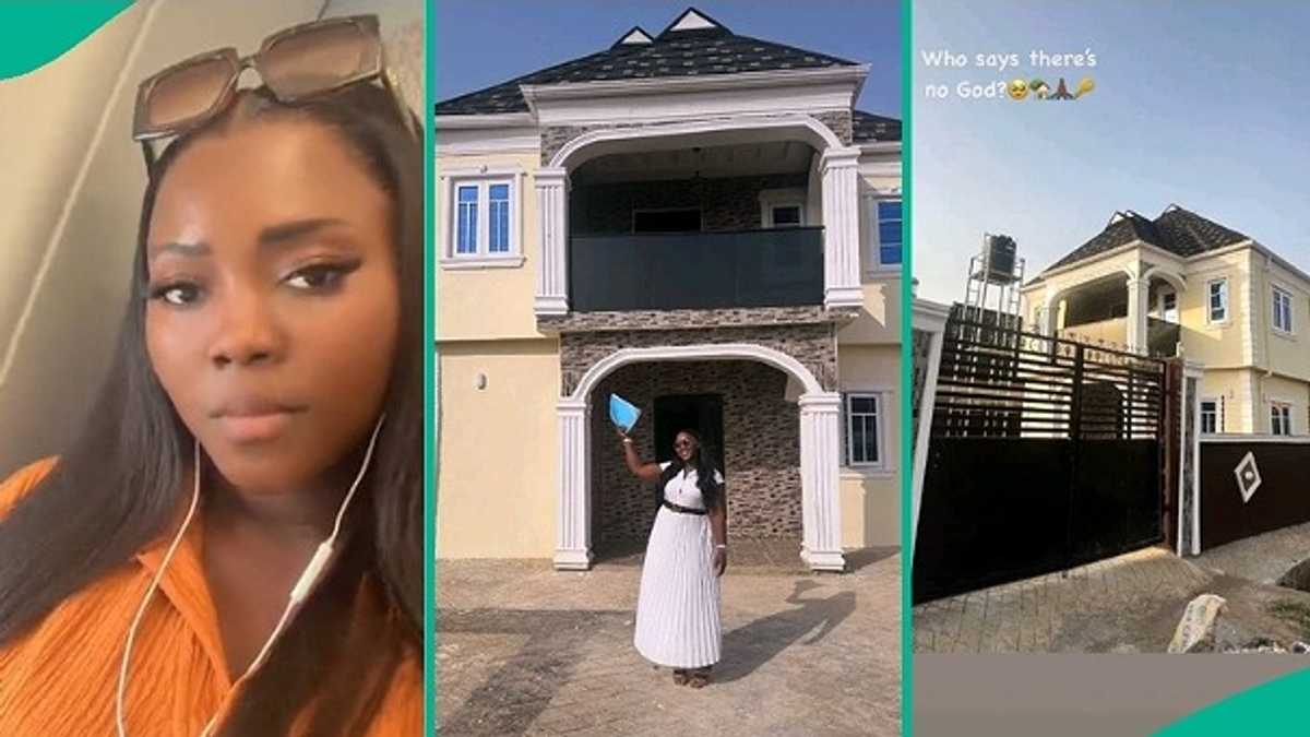 Young Lady Displays Grand Mansion She Completed in 13 Months, Video Inspires TikTok Users