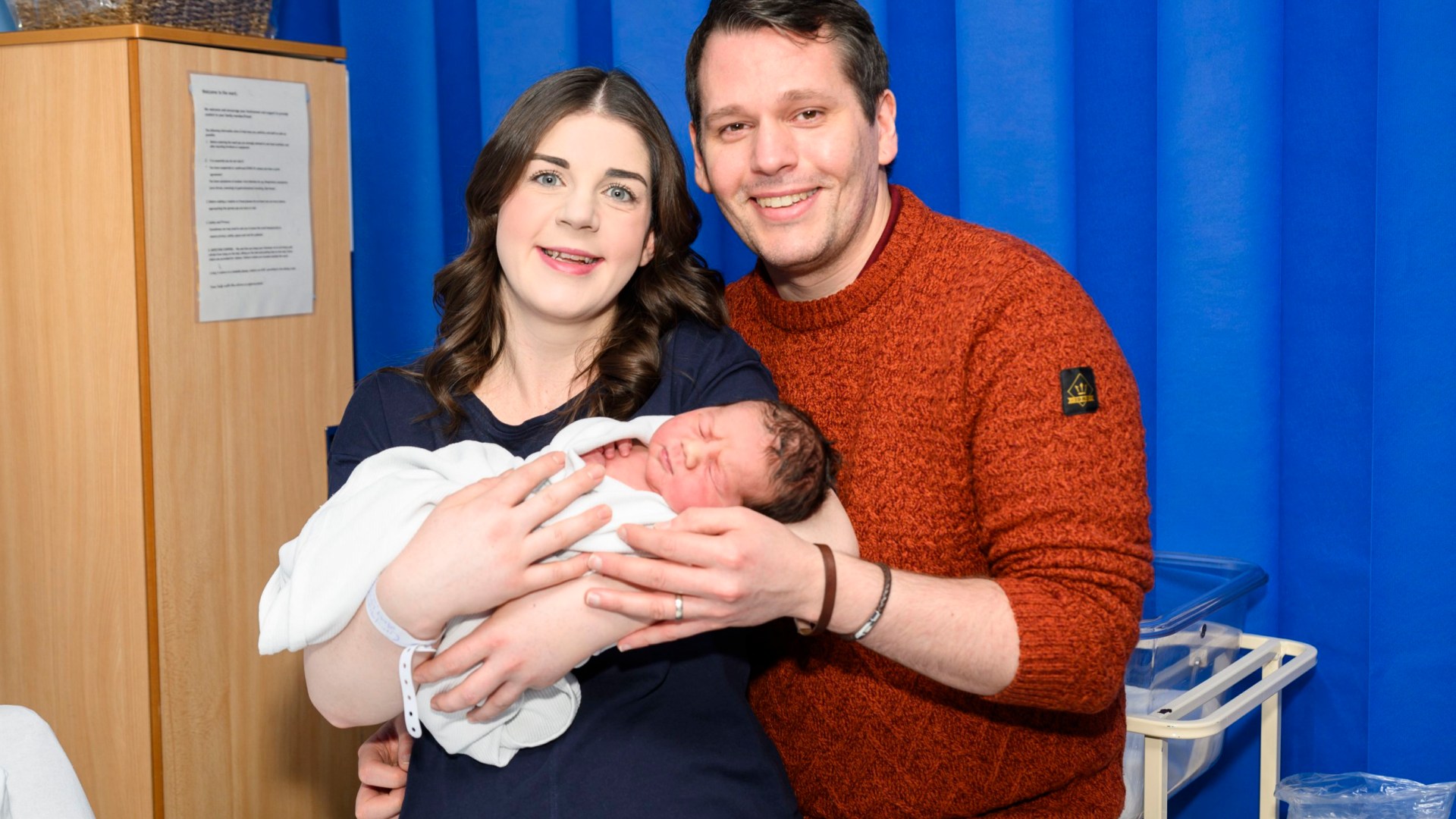 First Scots baby of 2025 born just THREE minutes into the New Year