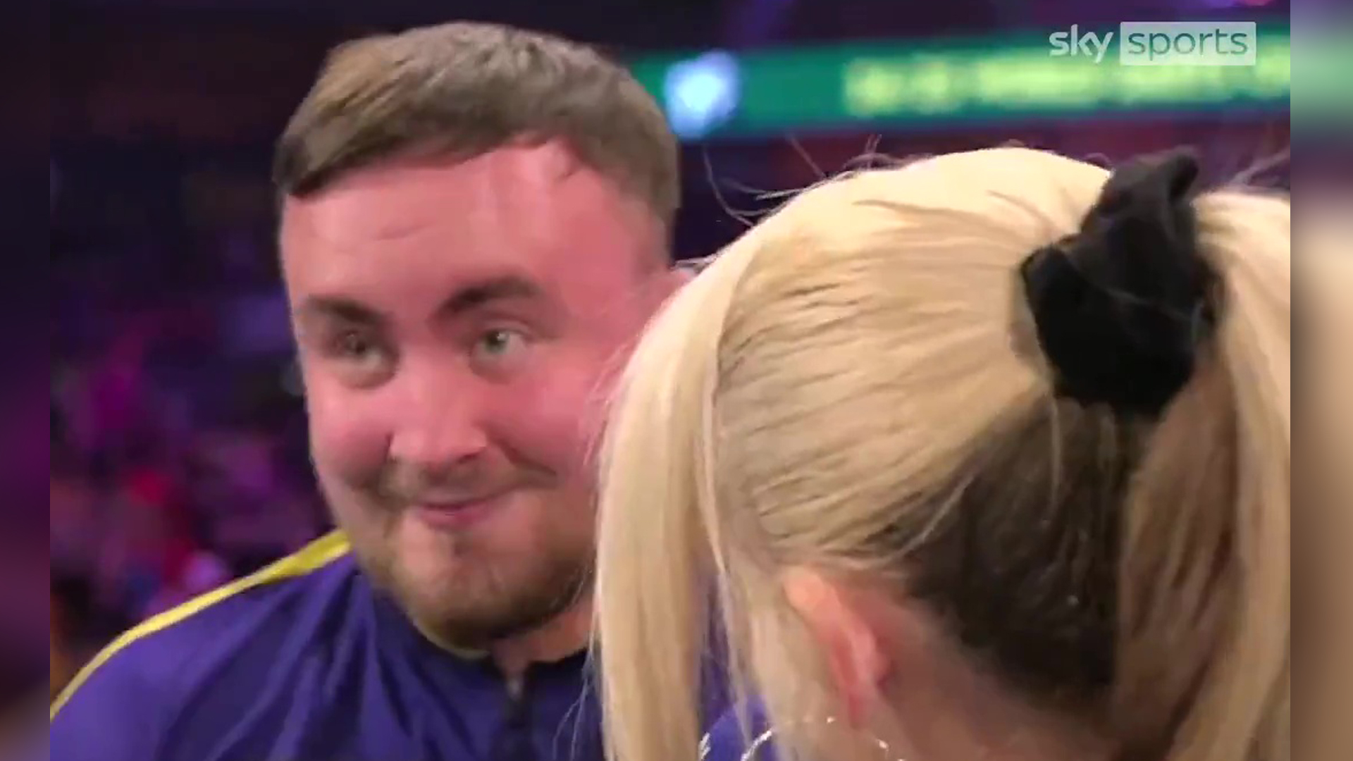 Moment Luke Littler, 17, rolls his eyes when asked about World Darts Championship crowd after win over Nathan Aspinall