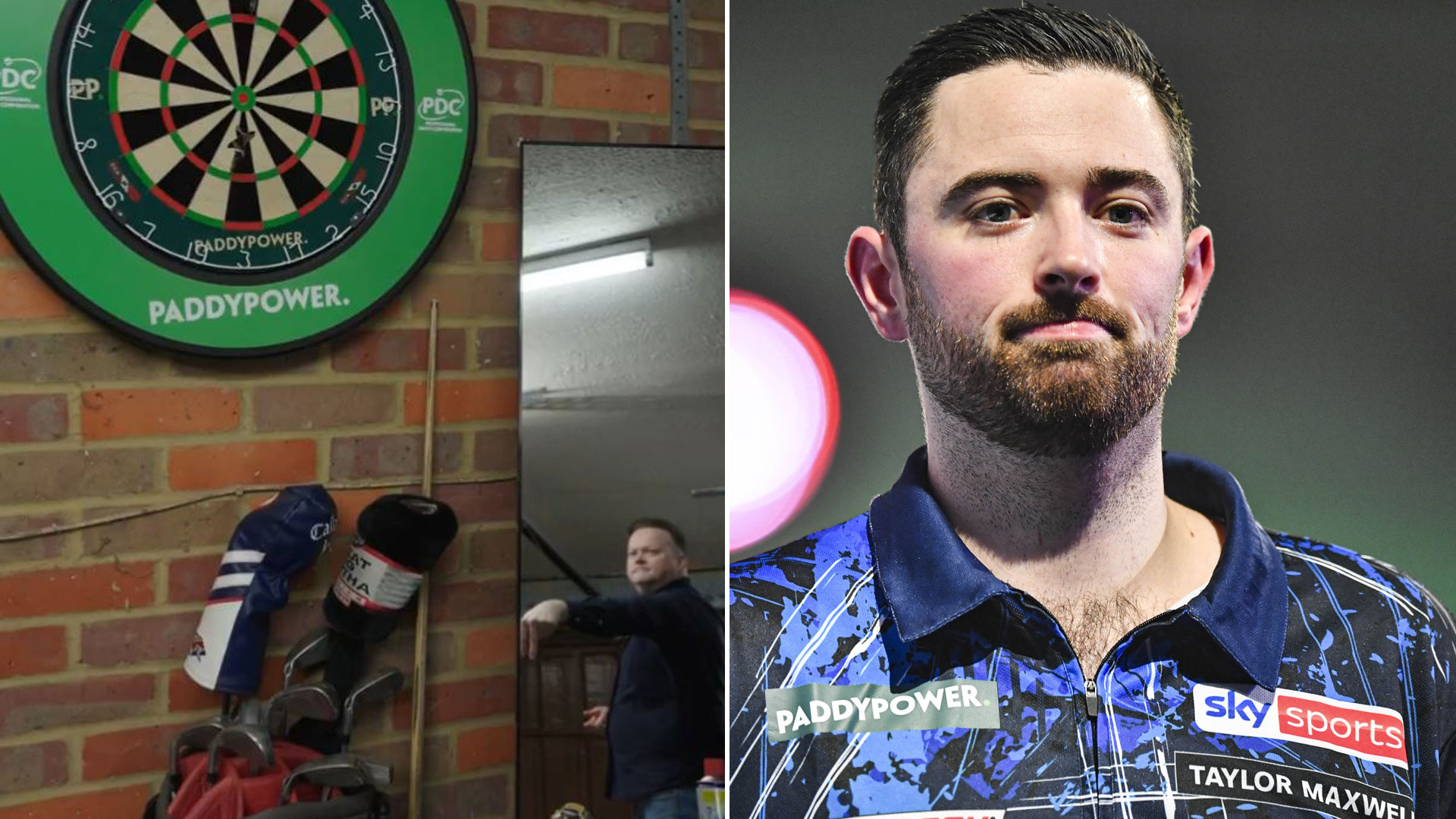 Footage of ex-snooker world champion Murphy 'hitting nine-darter' goes viral but Luke Humphries has brilliant response