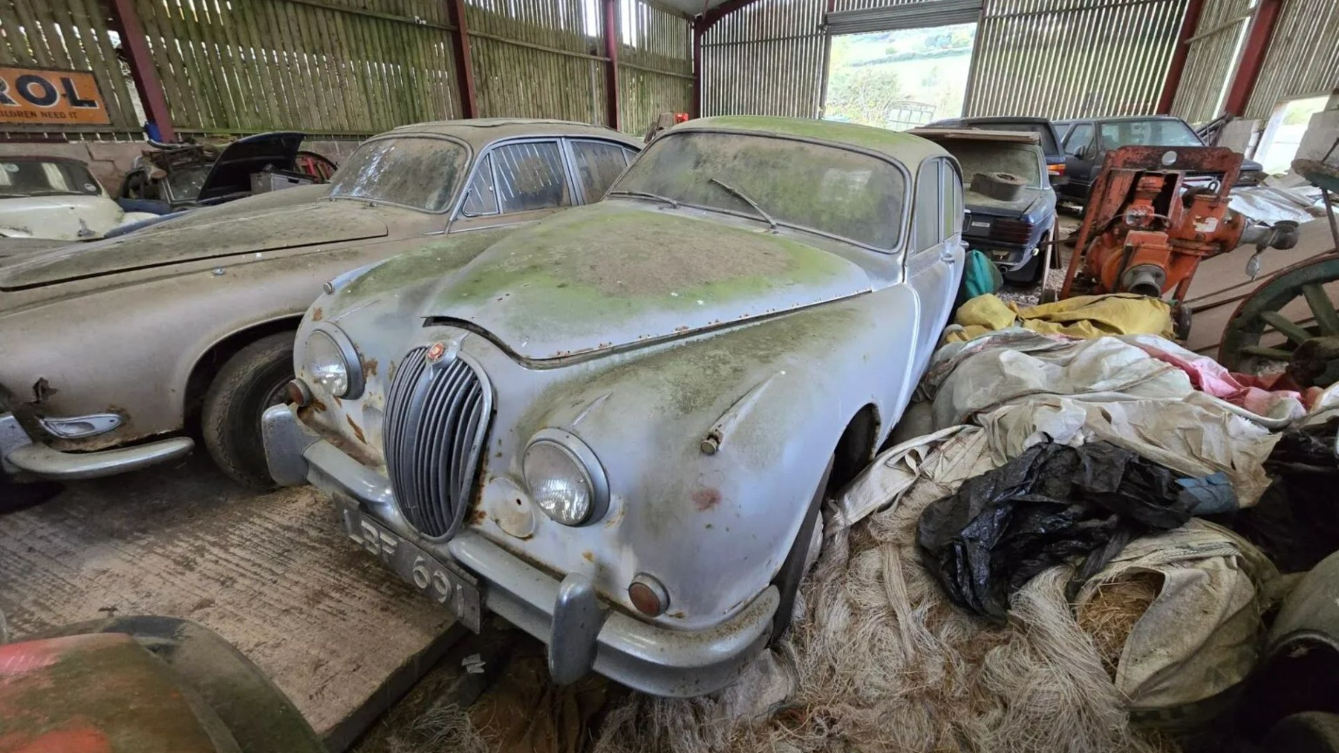 Warehouse full of dust-covered classic cars including Bentleys, Porsche & Jaguars worth £1MILLION discovered