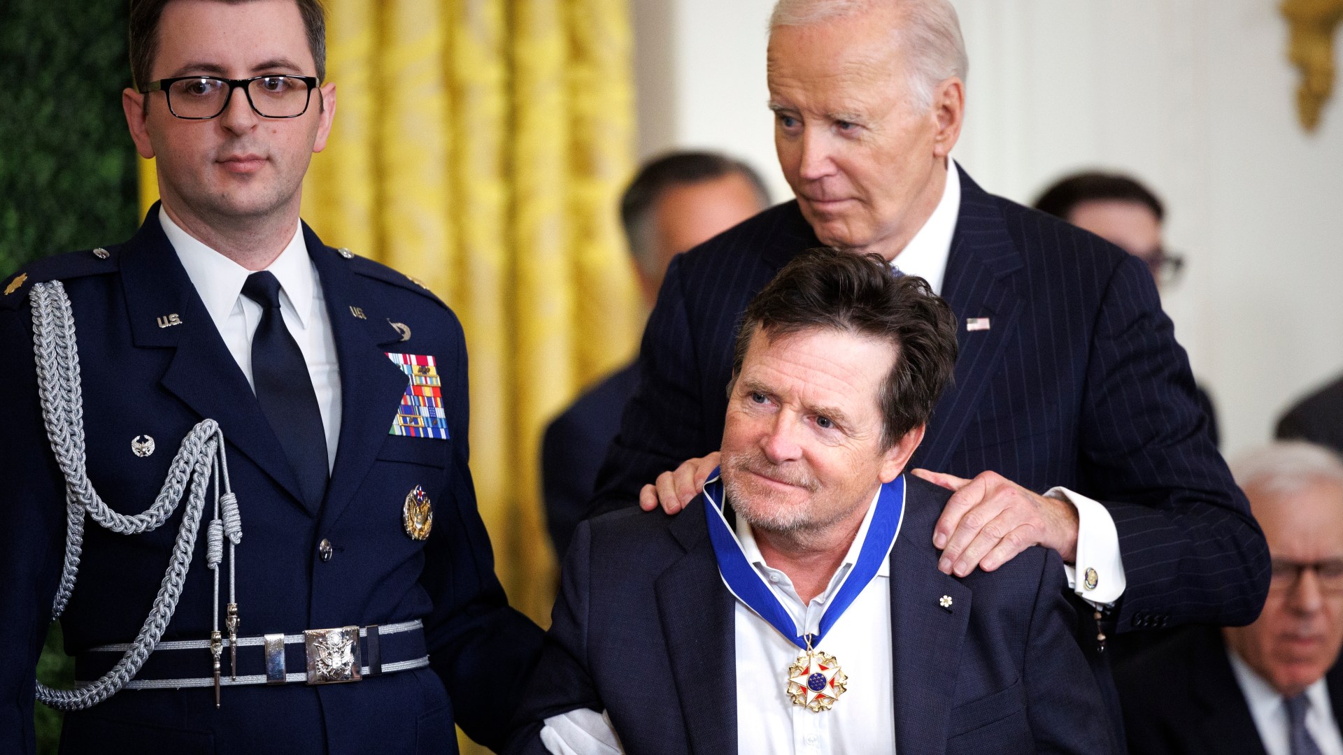 Michael J Fox & Denzel Washington among stars to receive Presidential Medal of Freedom from Joe Biden