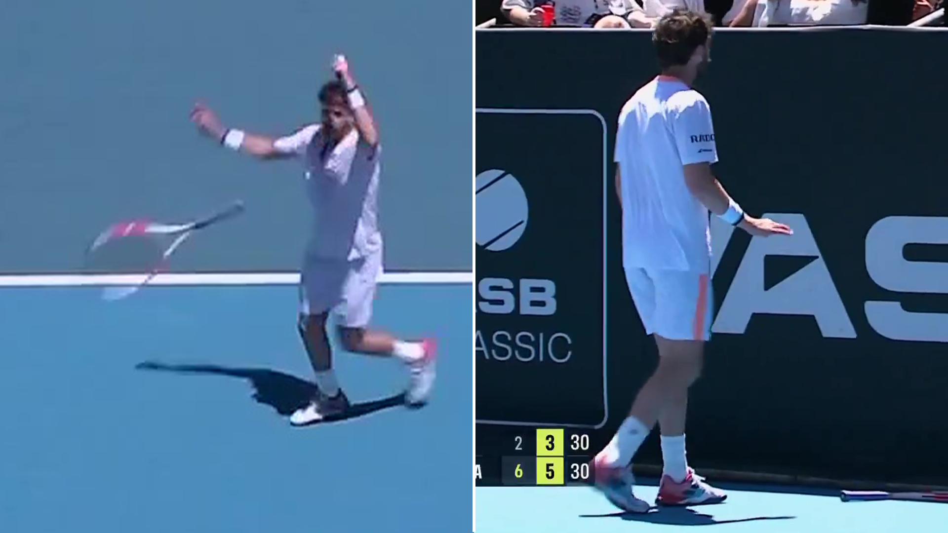 'I'm disappointed' - Frustrated Cameron Norrie issues apology after THROWING racquet into crowd and hitting woman