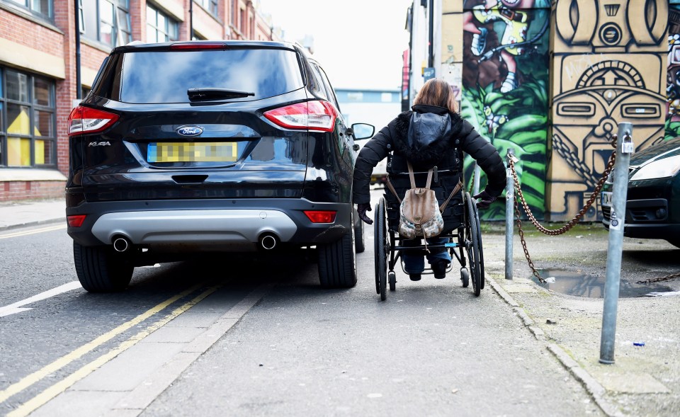 The new law was introduced to make the pavements easier to use