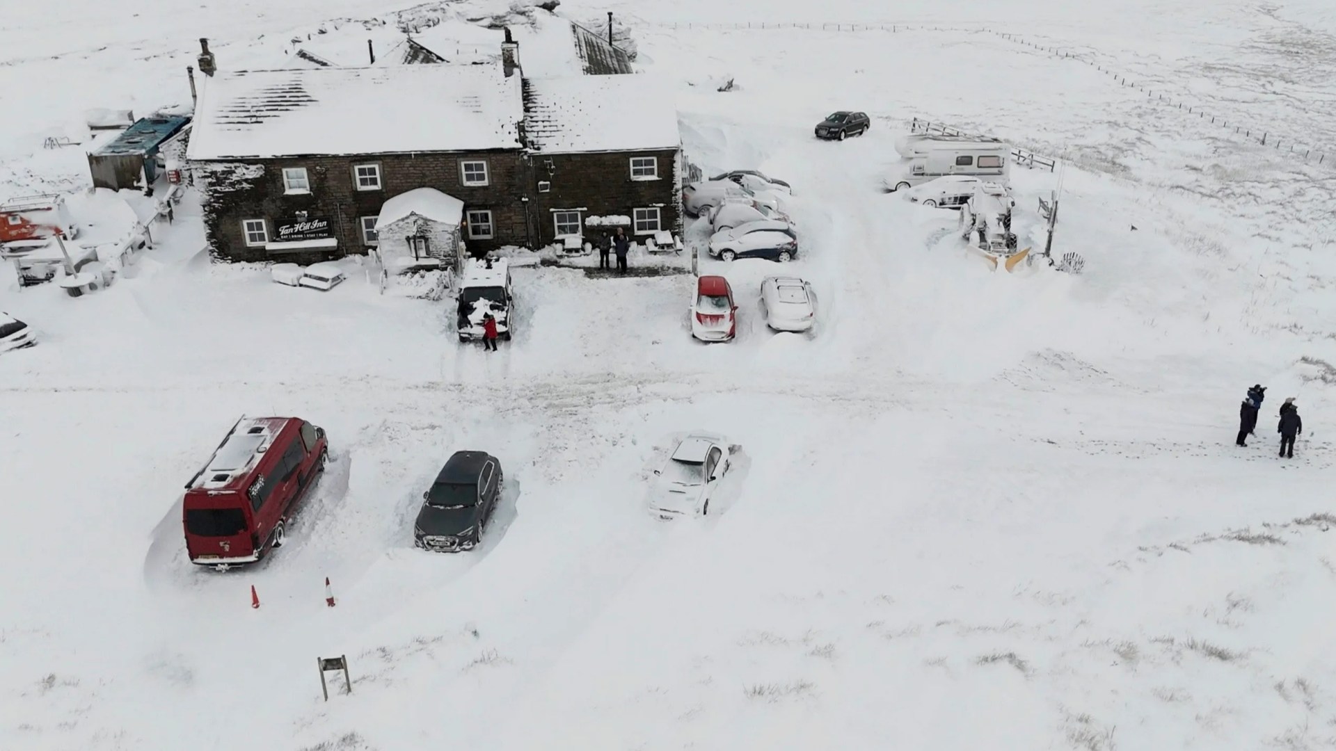 Guests trapped in Britain’s highest pub 1,732ft above sea level are finally rescued – The Scottish Sun