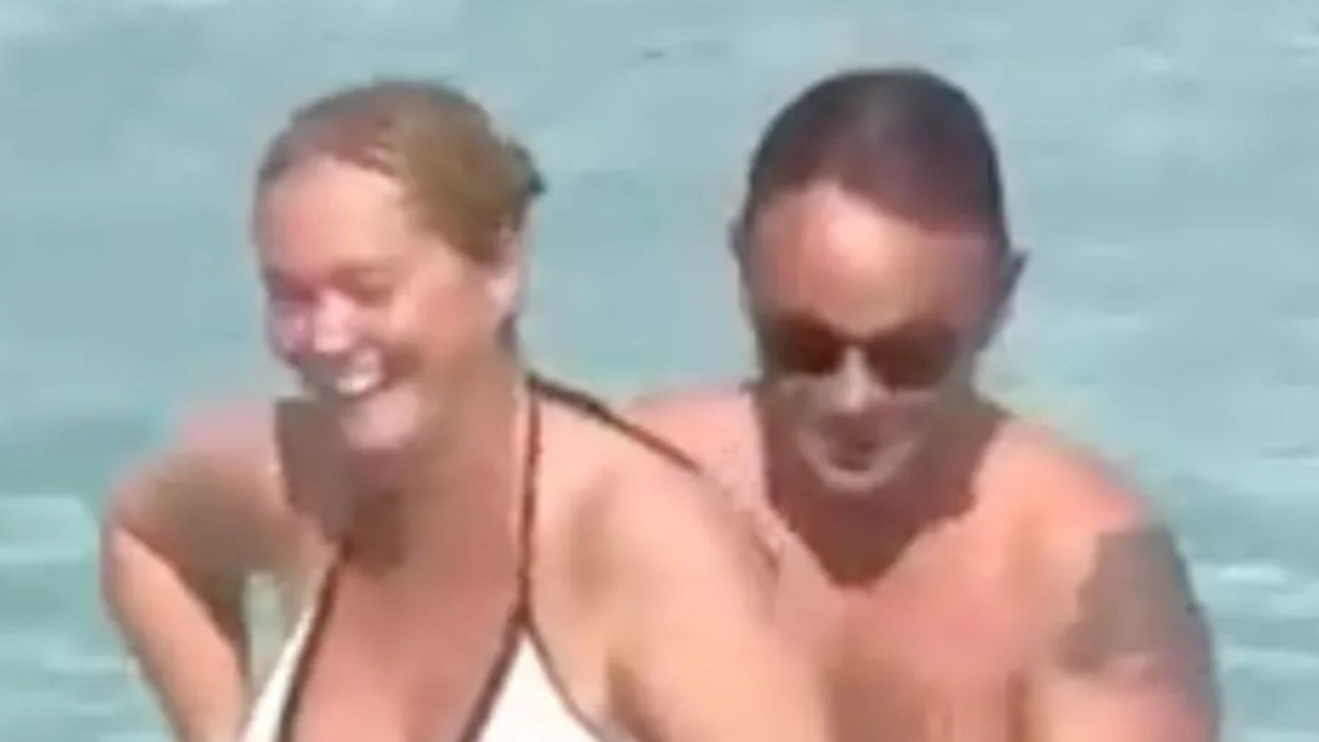 Ant McPartlin can't keep his hands off wife Anne-Marie as they relax on holiday after I'm A Celebrity