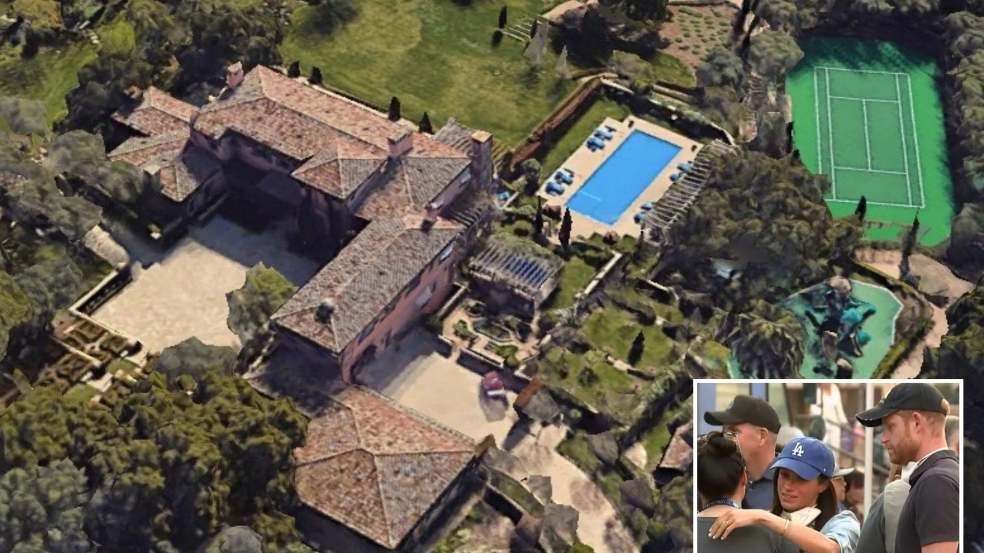 Harry & Meghan’s mansion in wildfire RED ZONE as Devil's Wind threatens to whip up LA blazes & cops probe ‘human cause’