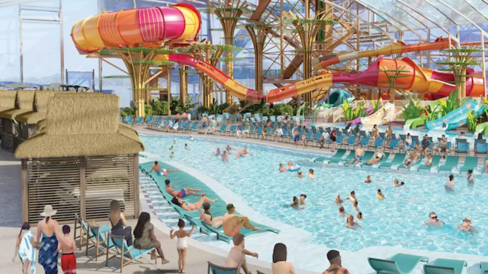 Huge £70million resort expansion to open in the 'world's waterpark capital' with new pools, swim-up bar and 70ft rides