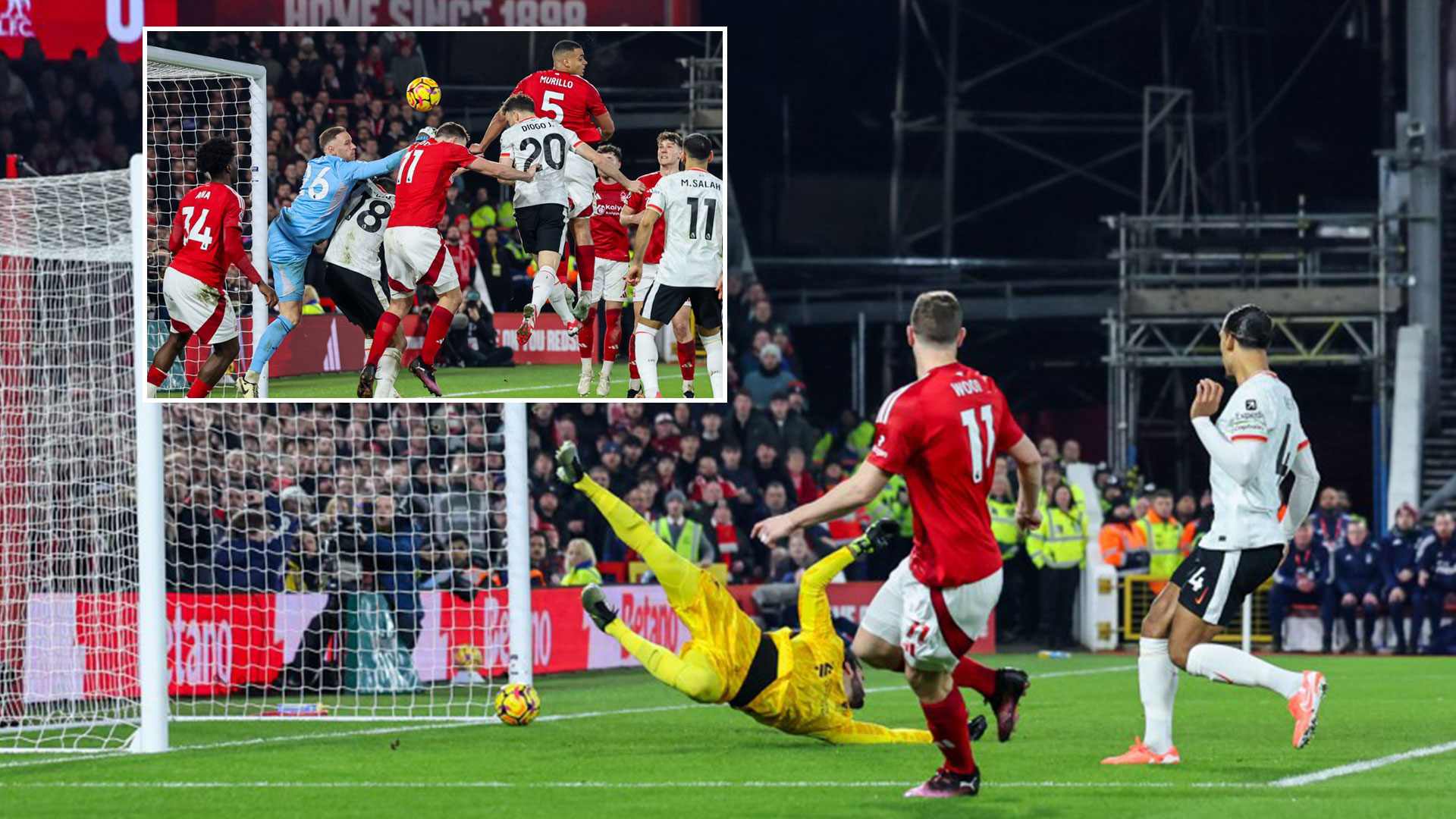 Nottingham Forest 1 Liverpool 1: Slot's super-subs combine 22 SECONDS after coming on to equalise but Arsenal get boost