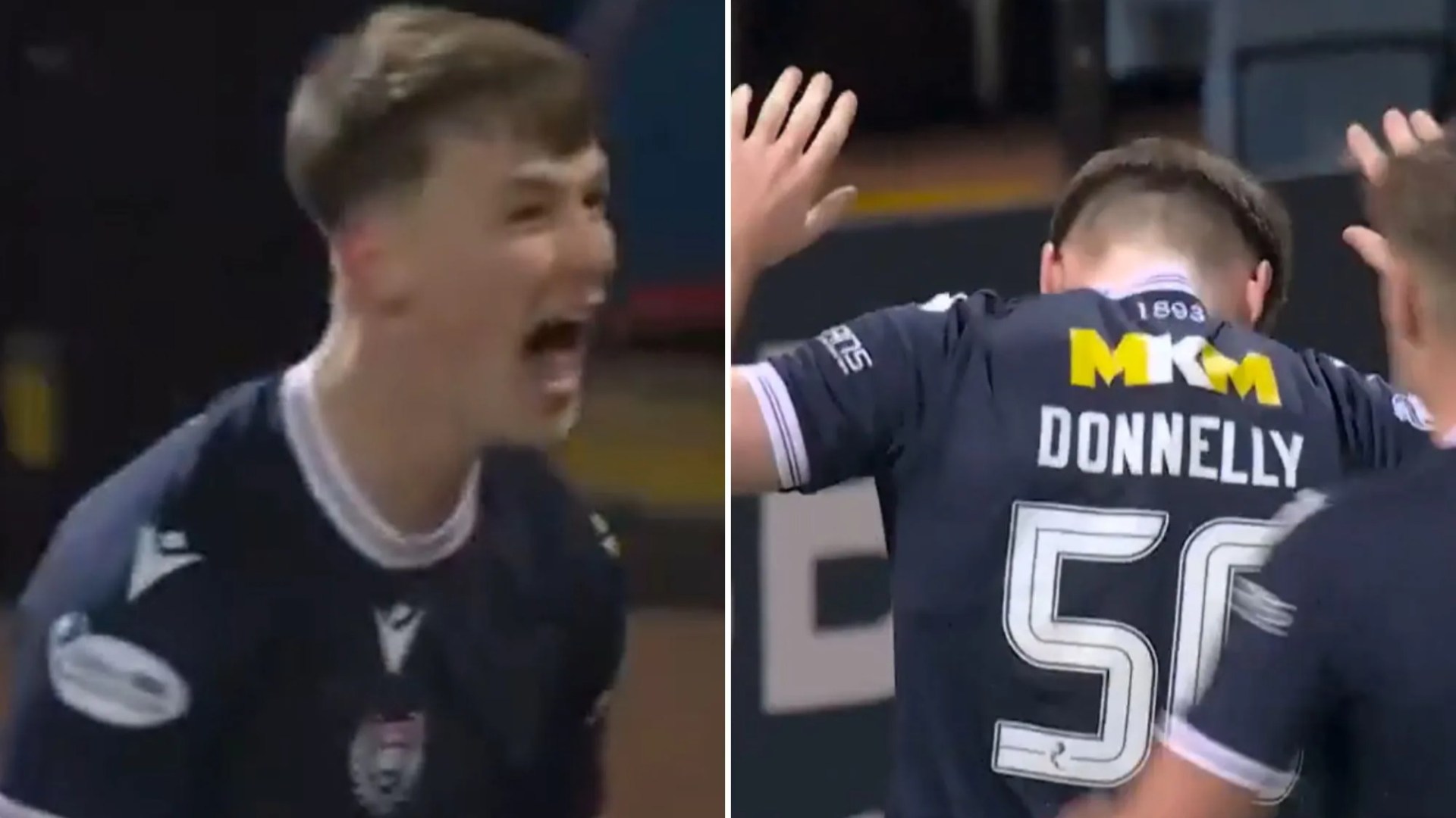 Dundee star sparks war of words after muted reaction to Celtic goal - a week after celebrating TACKLE against Rangers