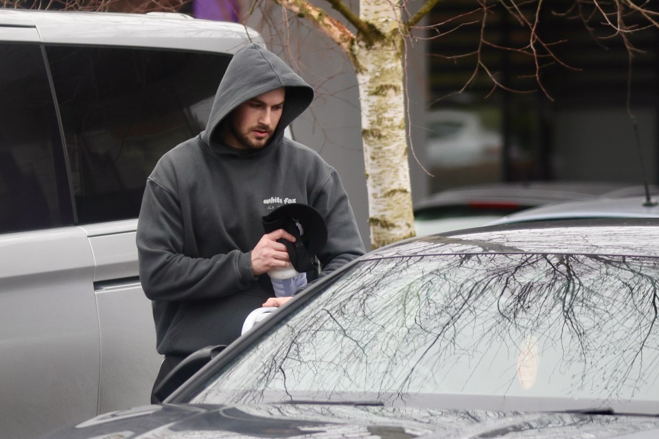 Andrew Le Page leaving a gym.