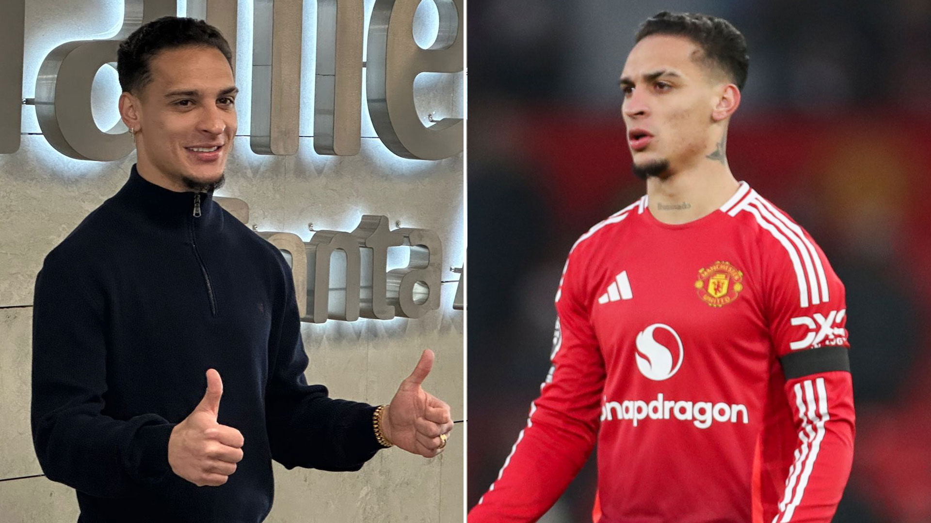 Man Utd flop Antony gives five-word statement as he's pictured for first time in Spain ahead of Real Betis loan transfer