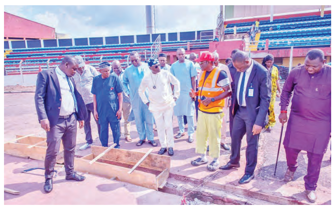 Aper Aku Stadium's Renovation Excites NFF President, Gusau