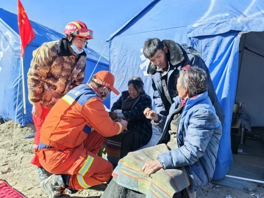 Ayyukan Ba Da Agaji Abin Koyi Daga Kasar Sin A Girgizar Kasa A Jihar Xizang