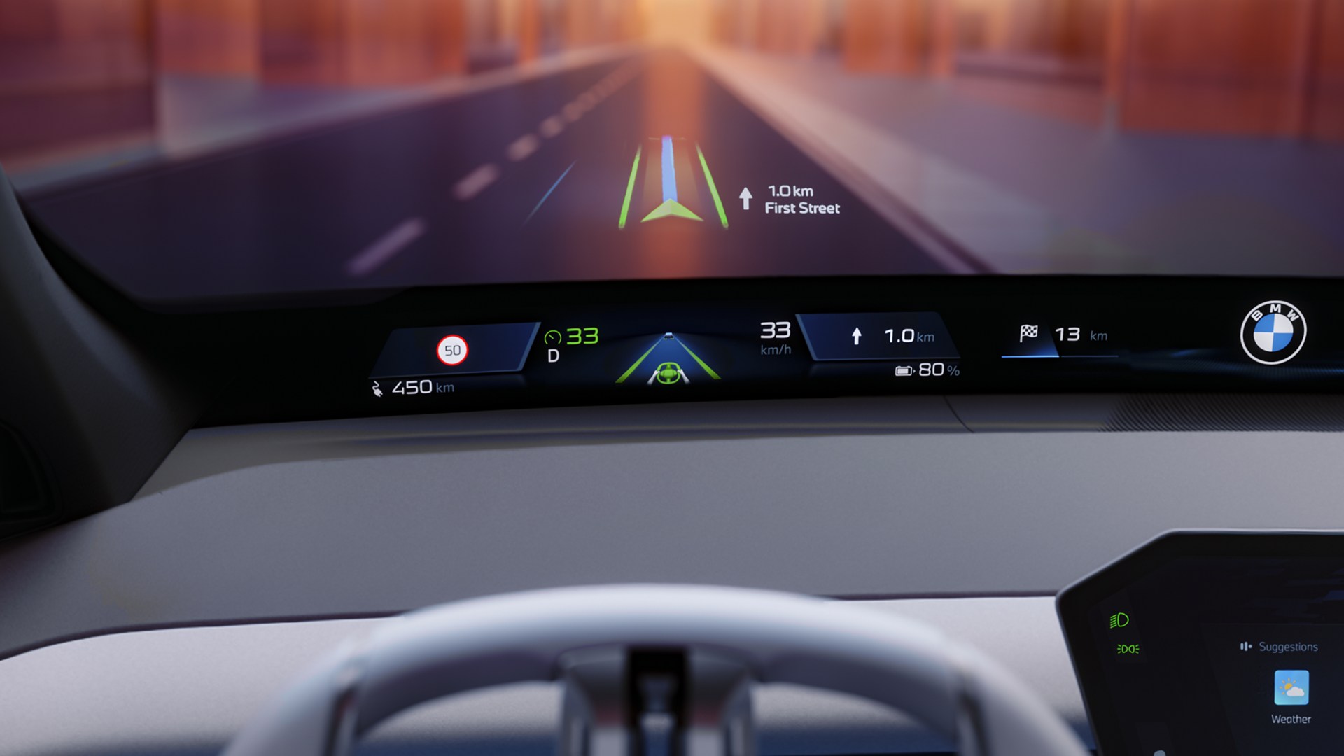 BMW reveals futuristic in-car iDrive system that beams directions onto the windscreen - and it's coming this year