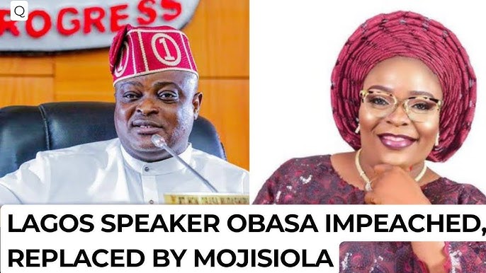 GAC Endorse New Lagos Assembly Speaker, Approves Obasa's Removal