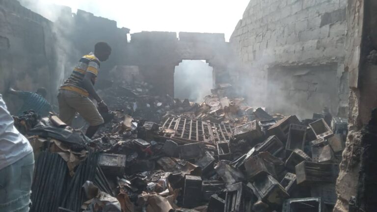 Goods Worth Millions Destroyed, As Fire Guts Osun Market