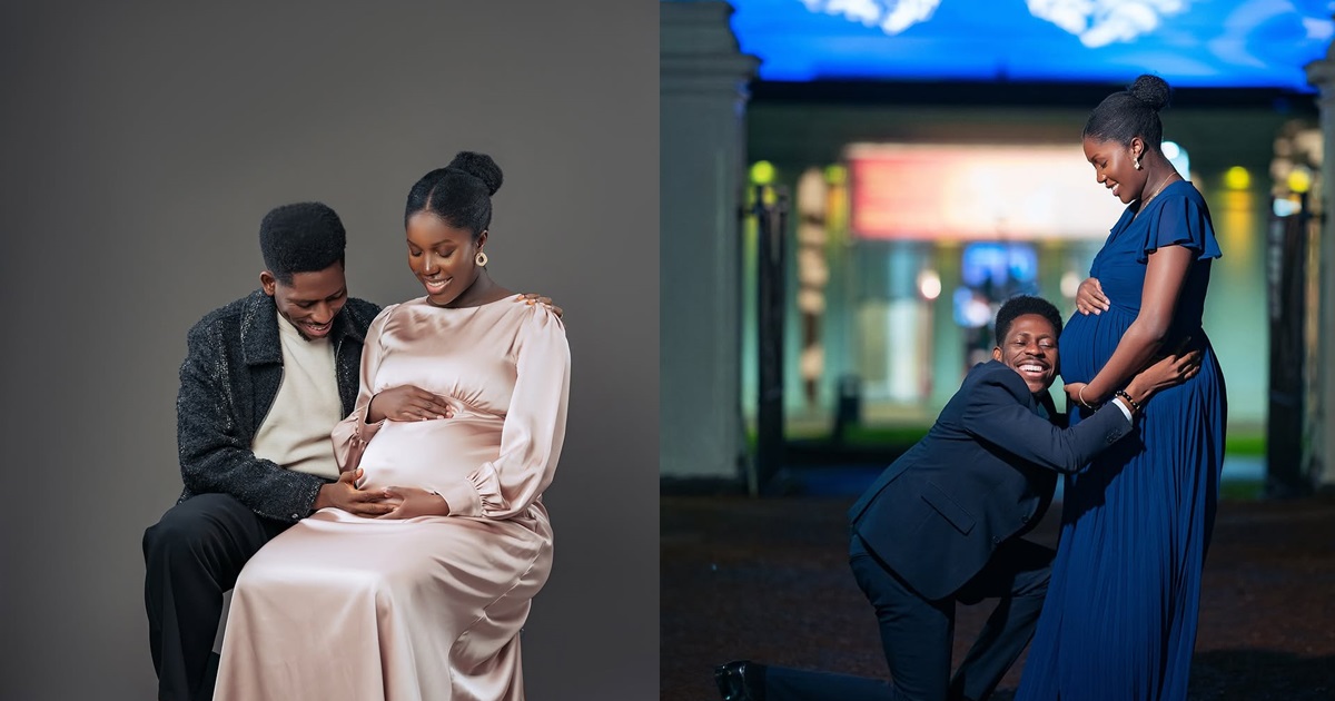 Gospel singer Moses Bliss and his wife welcome their first child (IMAGES)