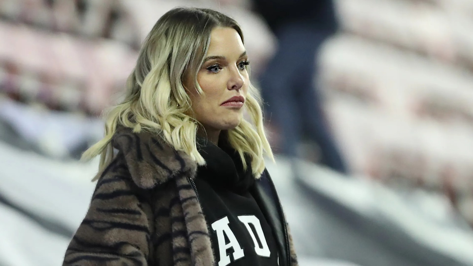 Helen Flanagan braves cold weather to support her footballer-ex Scott Sinclair - despite pair splitting in 2022