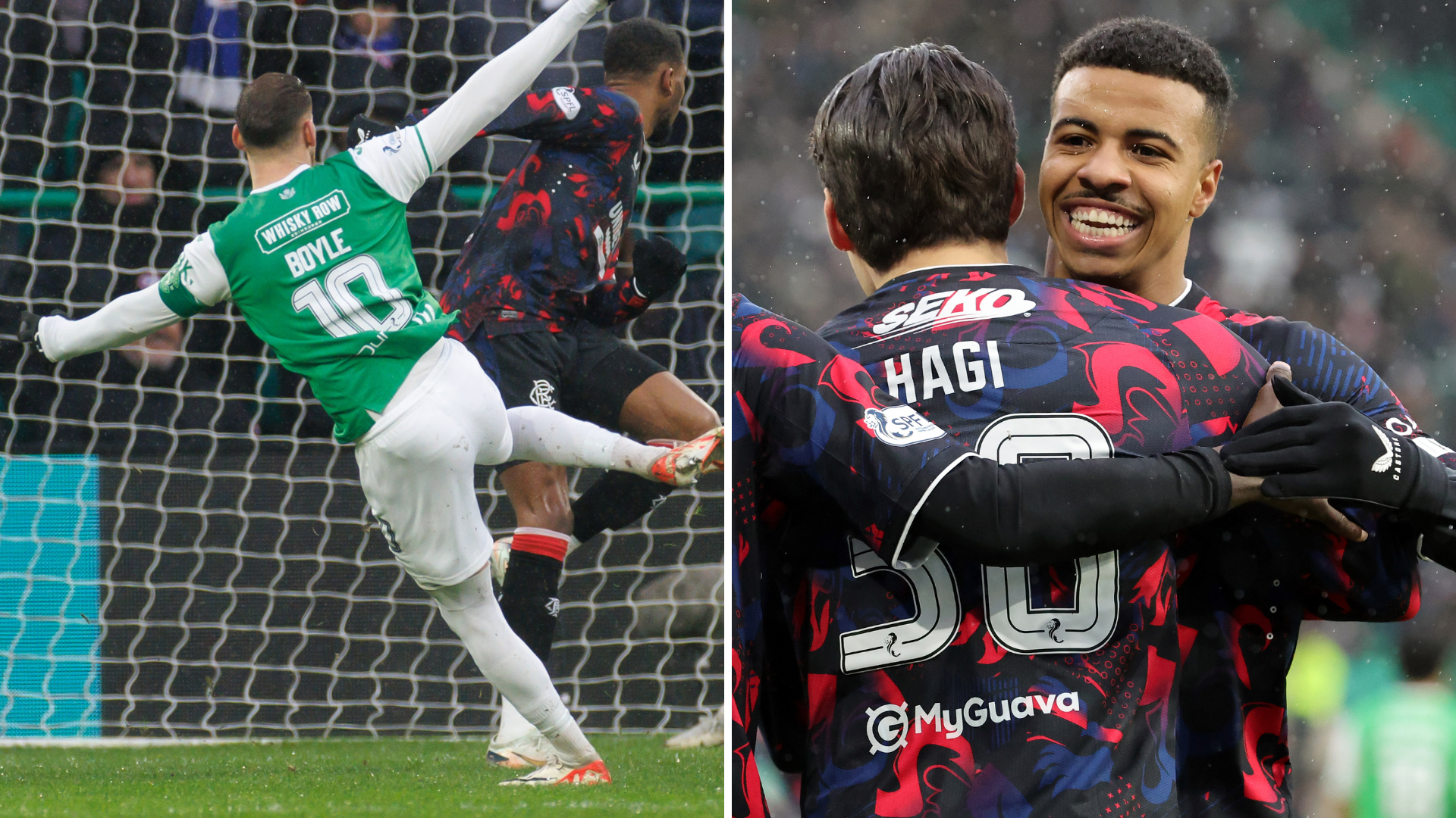 Hibs vs Rangers LIVE SCORE as Martin Boyle brace cancels out Hamza Igamane's double in hectic Easter Road comeback