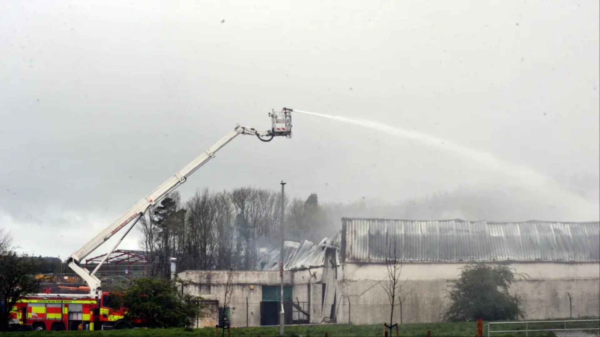 Huge explosion at Scots recycling centre likely caused by ‘leaking batteries’