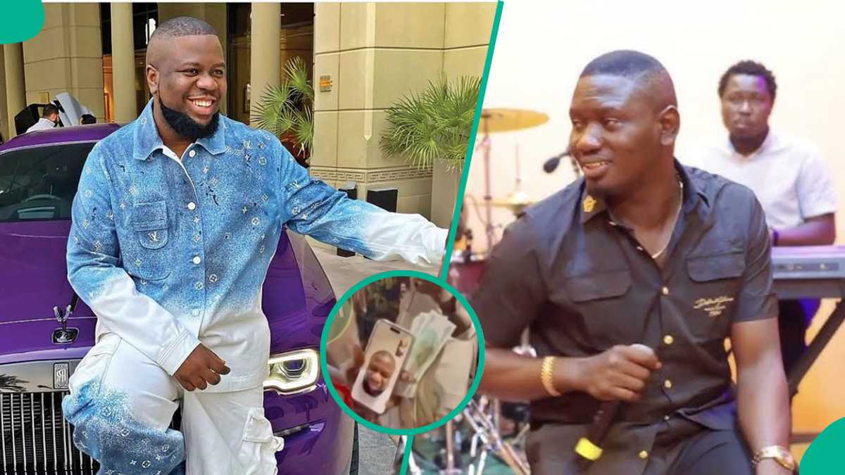 Husbpuppi Sprays Segun Johnson Money From Prison via Lady at Sotayo’s 2-in-1 Party: “Levels Dey”