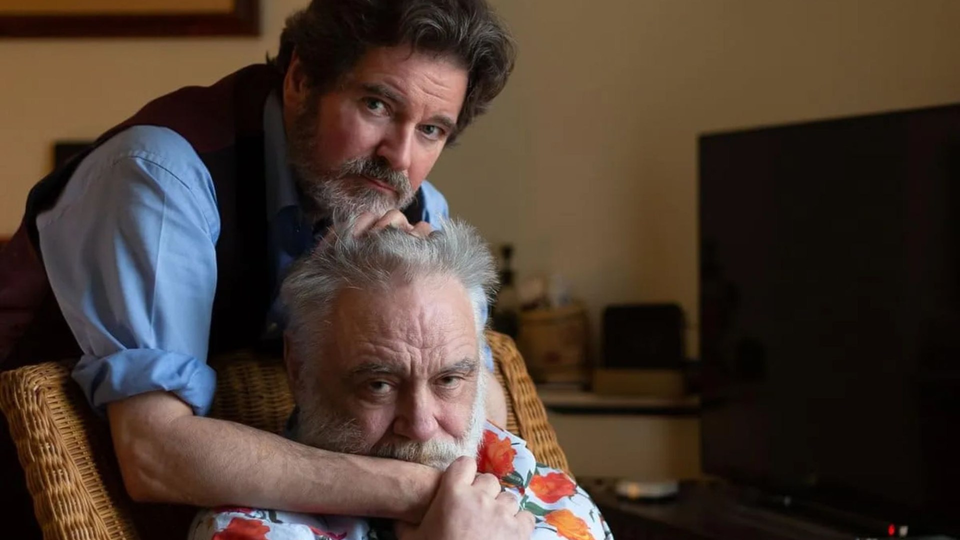 Inside Tony Slattery's doting relationship with 'rock' Mark Hutchinson who 'kept BBC comedian alive' before tragic death