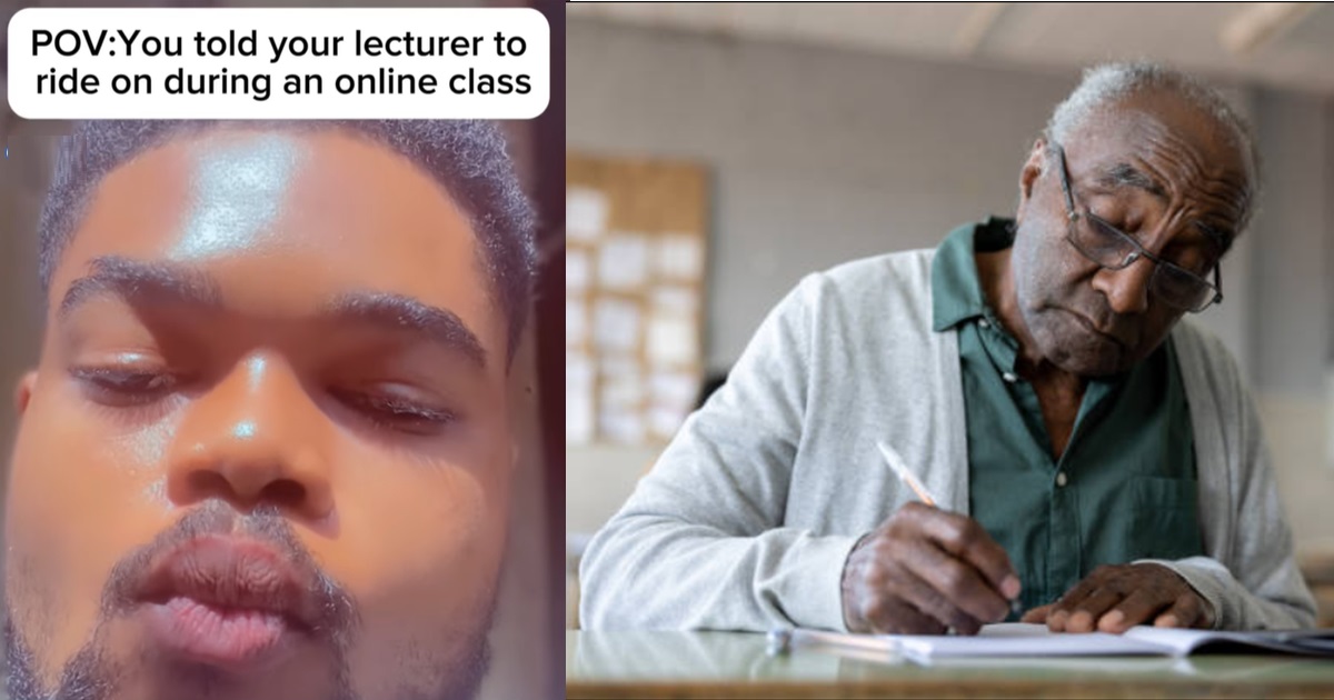 Man shares his lecturer's reaction when he told him "ride on sir" during lecture (WATCH)