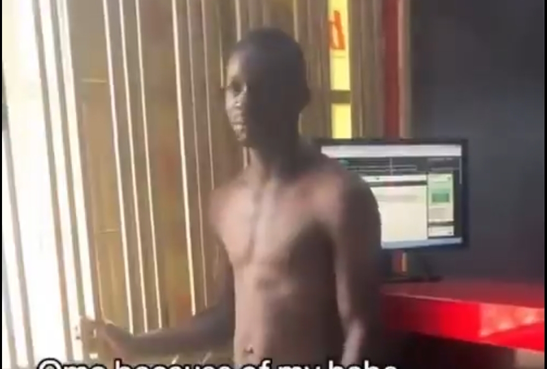 Man stripped at Bet9ja shop after placing ₦5k bet without money