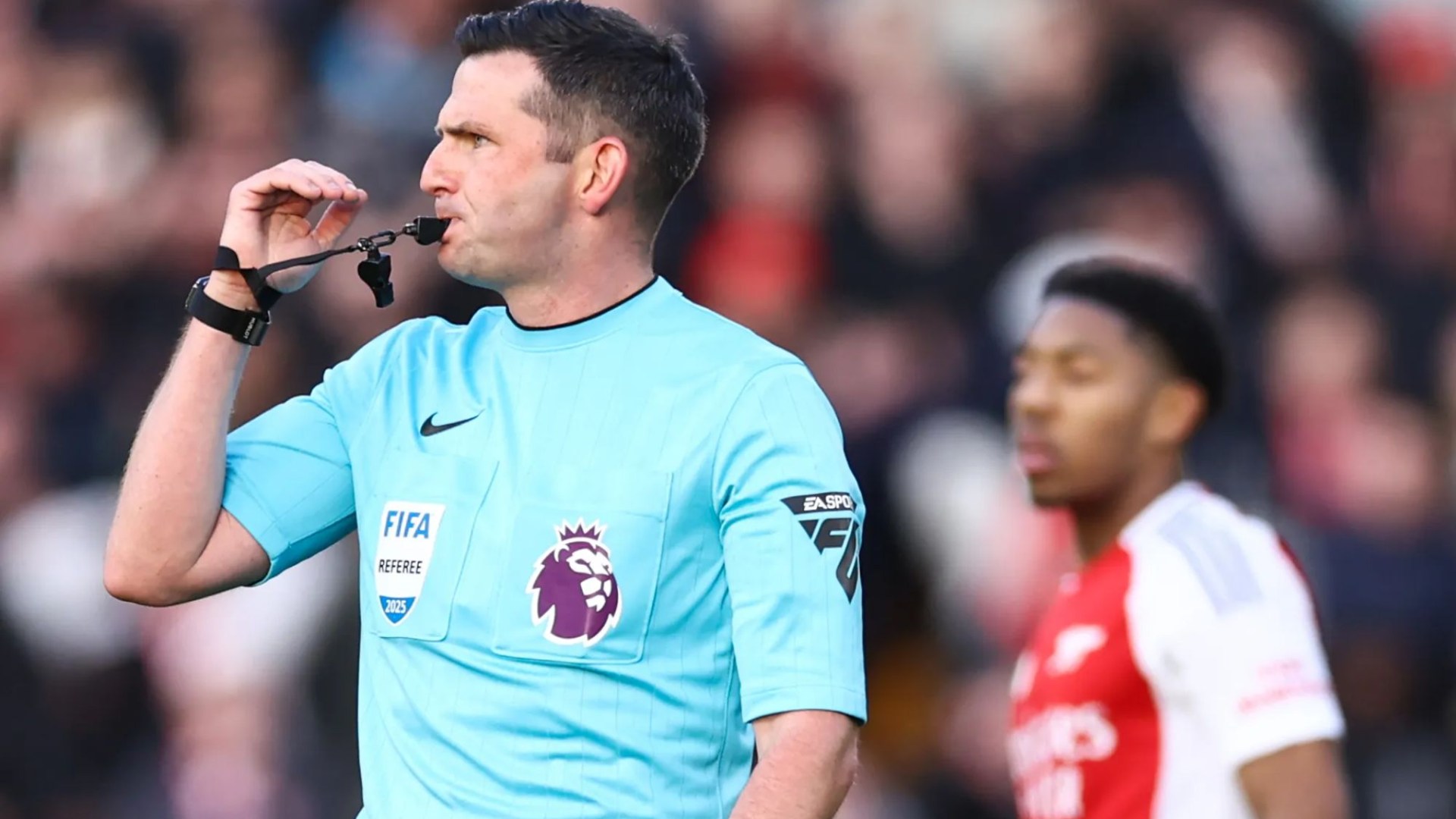 Michael Oliver to make immediate return in huge clash despite sick death threats after controversial Arsenal red card