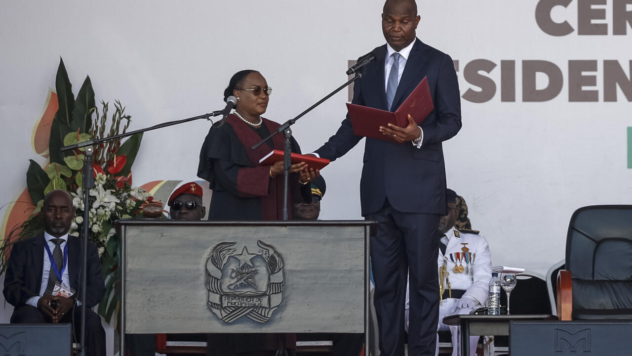 Mozambique swears in new President amid post-election unrest