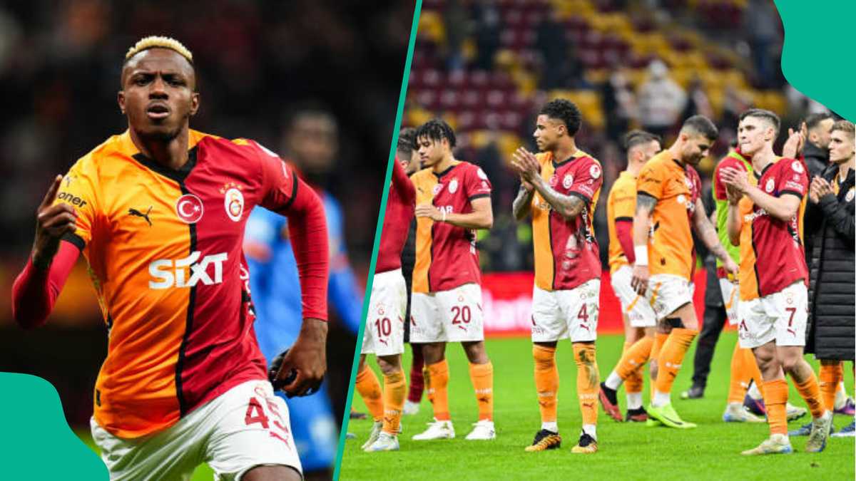 Osimhen Wins Hearts With Animated Gestures Watching Galatasaray vs Basaksehir, Video