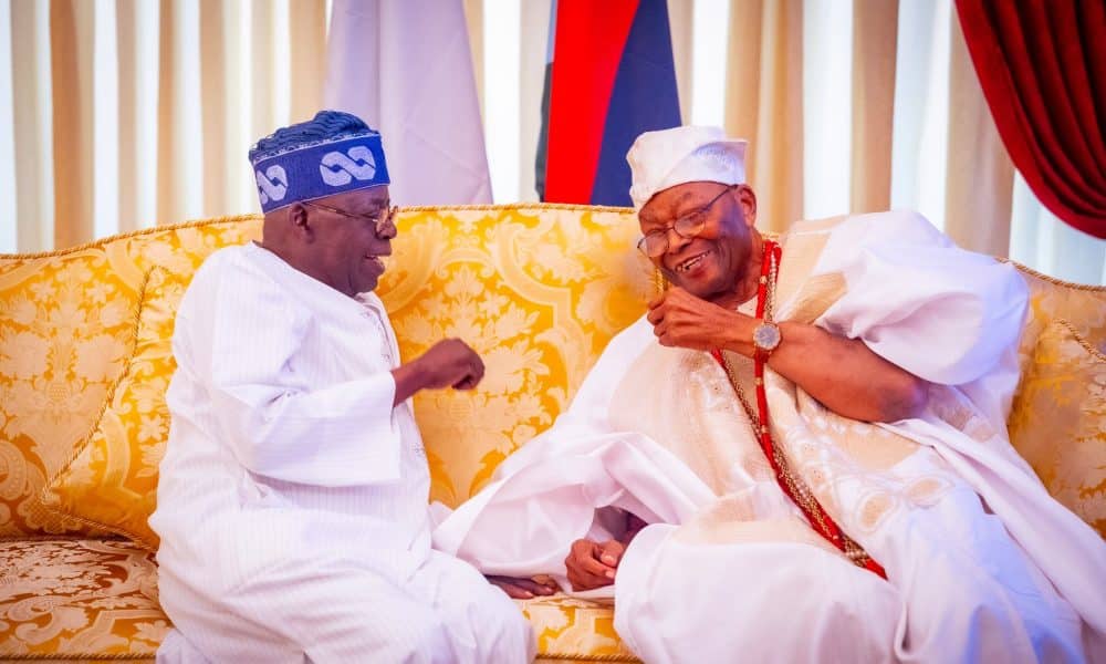 President Tinubu Hosts His 'Friend', Awujale Of Ijebuland In Lagos (Photos)