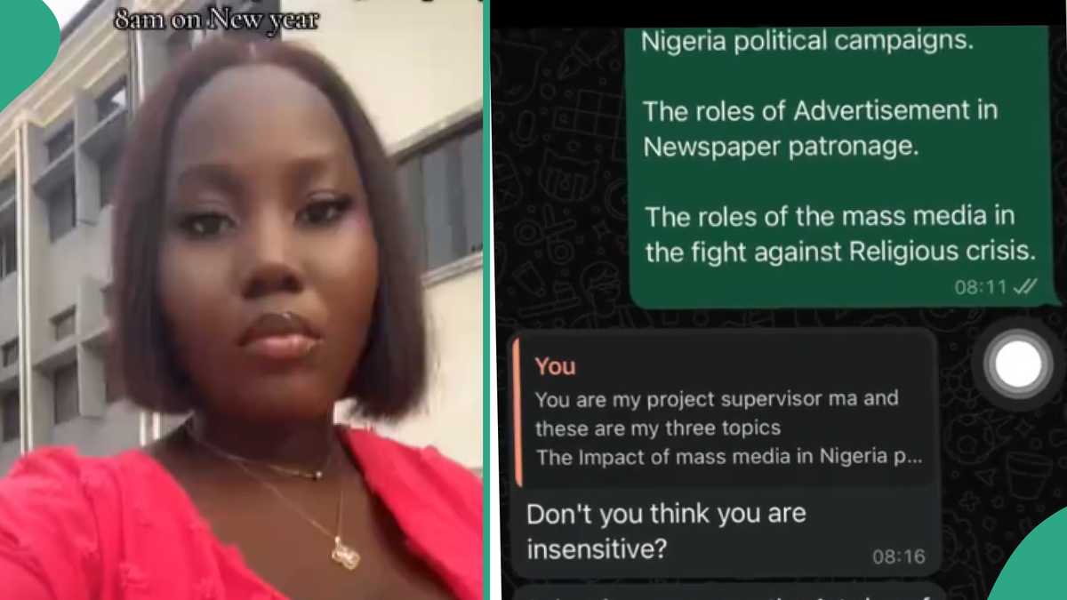 Project Supervisor Sternly Warns Student Who Sent Her Project Topic on New Year Day