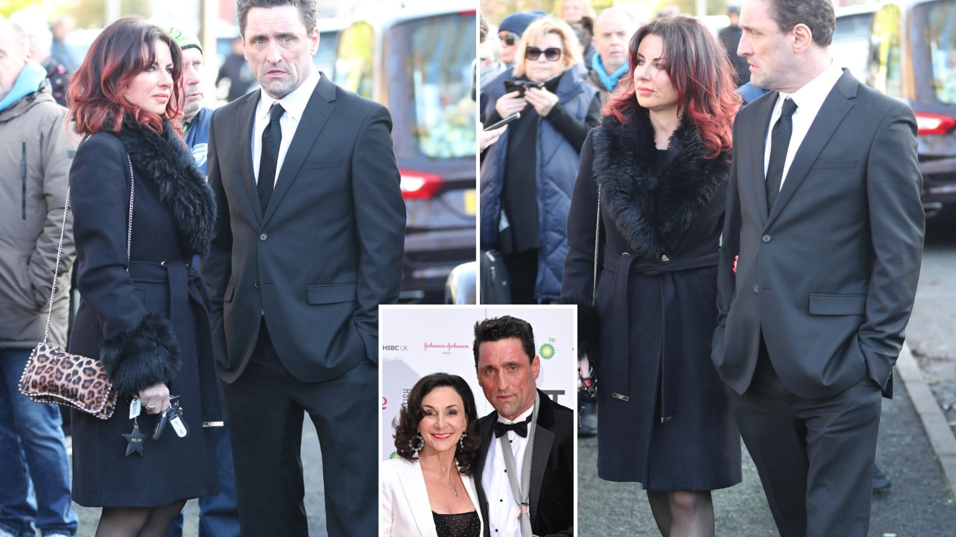 Strictly star Shirley Ballas' ex Danny Taylor seen with new mystery woman as he's supported at Linda Nolan's funeral